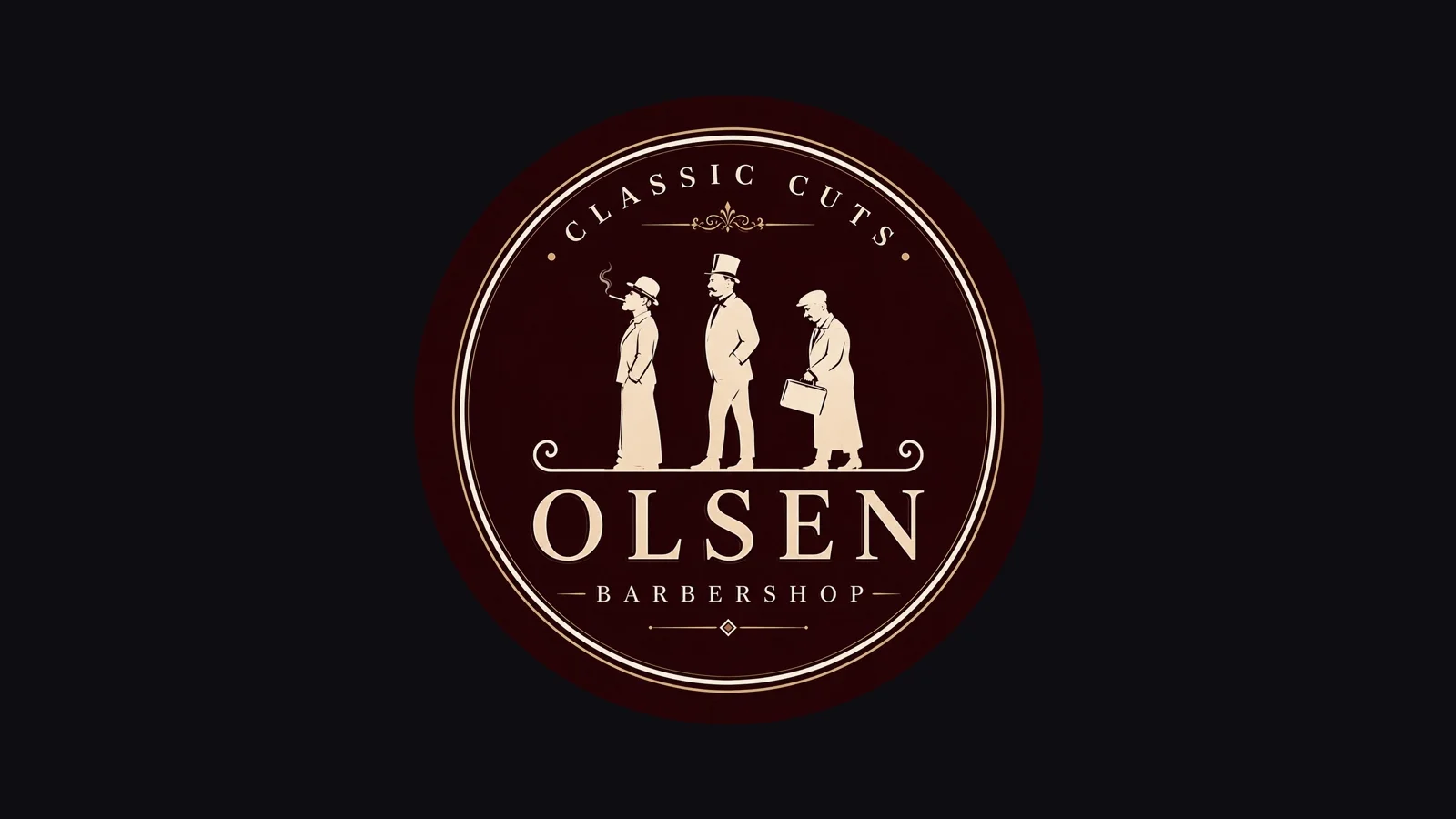 Olsen Barbershop-logo